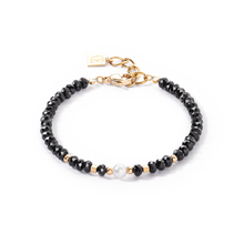 Load image into Gallery viewer, Mystic Pearl Bracelet Gold-Black
