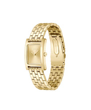 Load image into Gallery viewer, Ladies BOSS Lucy Light Gold IP Tank Watch
