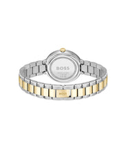 Load image into Gallery viewer, Ladies BOSS Sena Stainless Steel and Light Yellow Gold IP Bracelet Watch
