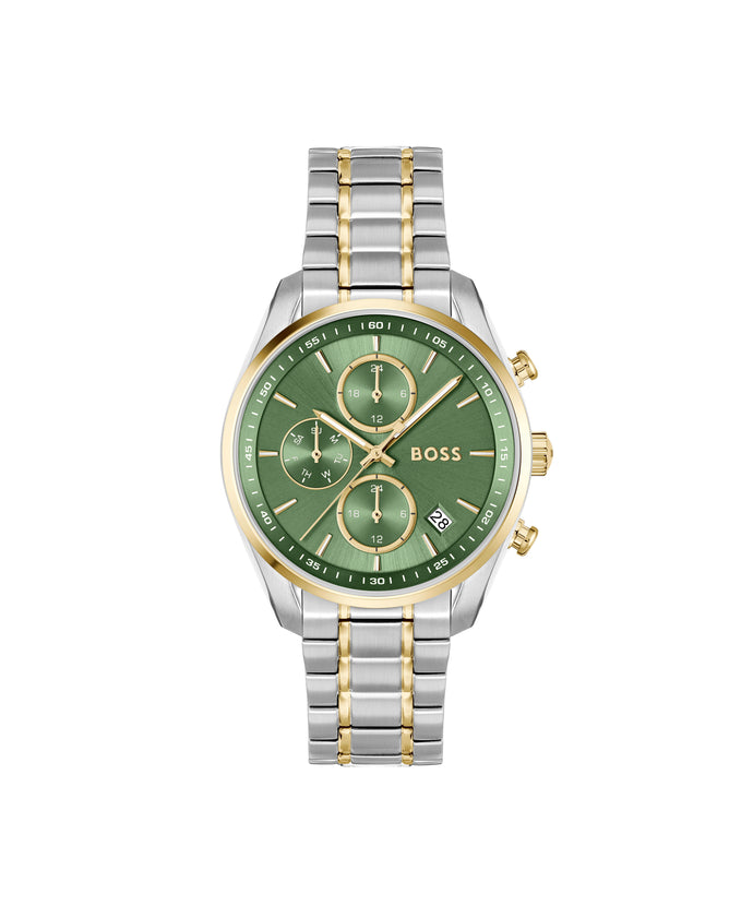 Ladies BOSS Grand Tour Multifunction Watch with Green Dial