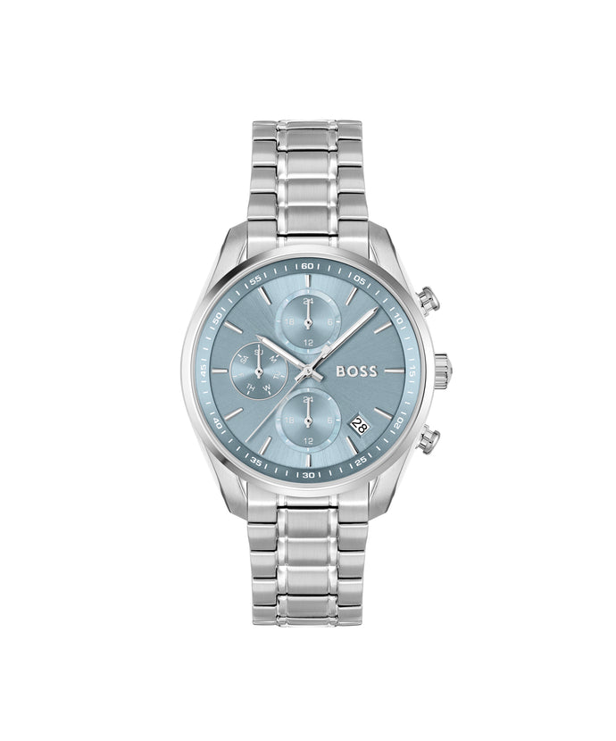 Ladies BOSS Grand Tour Multifunction Watch with Light Blue Dial