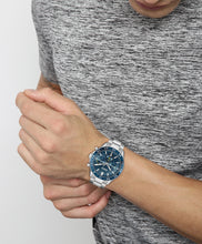 Load image into Gallery viewer, Gents BOSS Runner Chronograph Stainless Steel Bracelet Watch with Blue Dial
