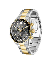 Load image into Gallery viewer, Gents BOSS Runner Chronograph Bi Colour Bracelet Watch
