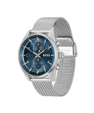 Load image into Gallery viewer, Gents BOSS Skytraveller Chronograph Mesh Bracelet Watch
