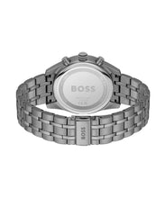 Load image into Gallery viewer, Gents BOSS Skytraveller Chronograph Grey IP Bracelet Watch
