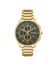 Load image into Gallery viewer, Gents BOSS Peak Chronograph Yellow Beige IP Watch
