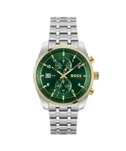 Load image into Gallery viewer, Gents BOSS Skytraveller Chronograph Watch with Dark Green Dial
