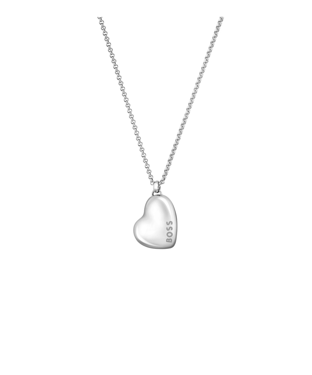 Ladies BOSS Honey Stainless Steel Heart Necklace