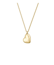 Load image into Gallery viewer, Ladies BOSS Honey Light Yellow Gold Heart Necklace
