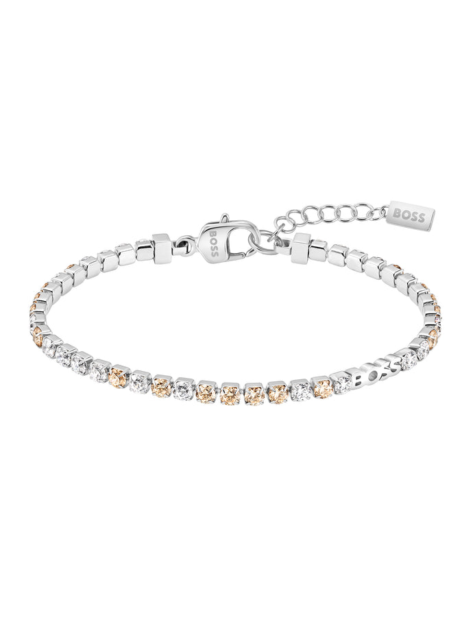 Ladies BOSS Kassy Precious Tennis Crystal  Bracelet