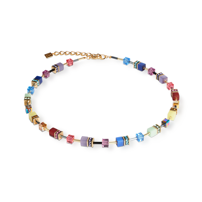 GeoCUBE® Necklace Multi-colour/ Gold