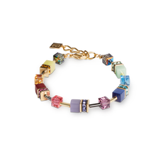 Load image into Gallery viewer, GeoCUBE® Iconic bracelet Gold-Multicolour
