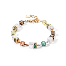 Load image into Gallery viewer, GeoCUBE® Iconic Nature Bracelet Brown-White
