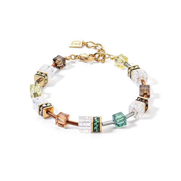 GeoCUBE® Iconic Nature Bracelet Brown-White