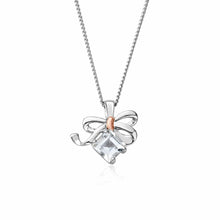 Load image into Gallery viewer, Clogau® Christmas Bow Silver Pendant
