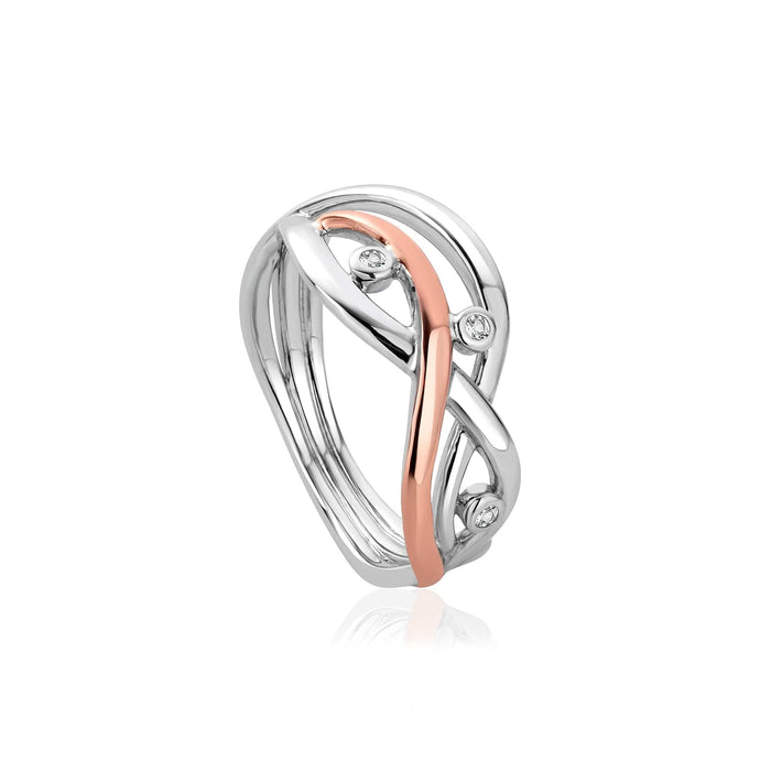 Clogau® Swallows Falls Silver Ring