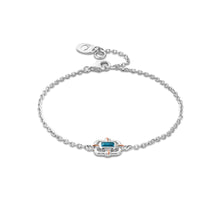 Load image into Gallery viewer, Clogau® Enchanted Gateways Silver and Swiss Blue Topaz Bracelet
