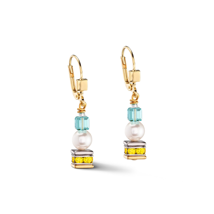 GeoCUBE¨ Multi-Colour Spring Earrings