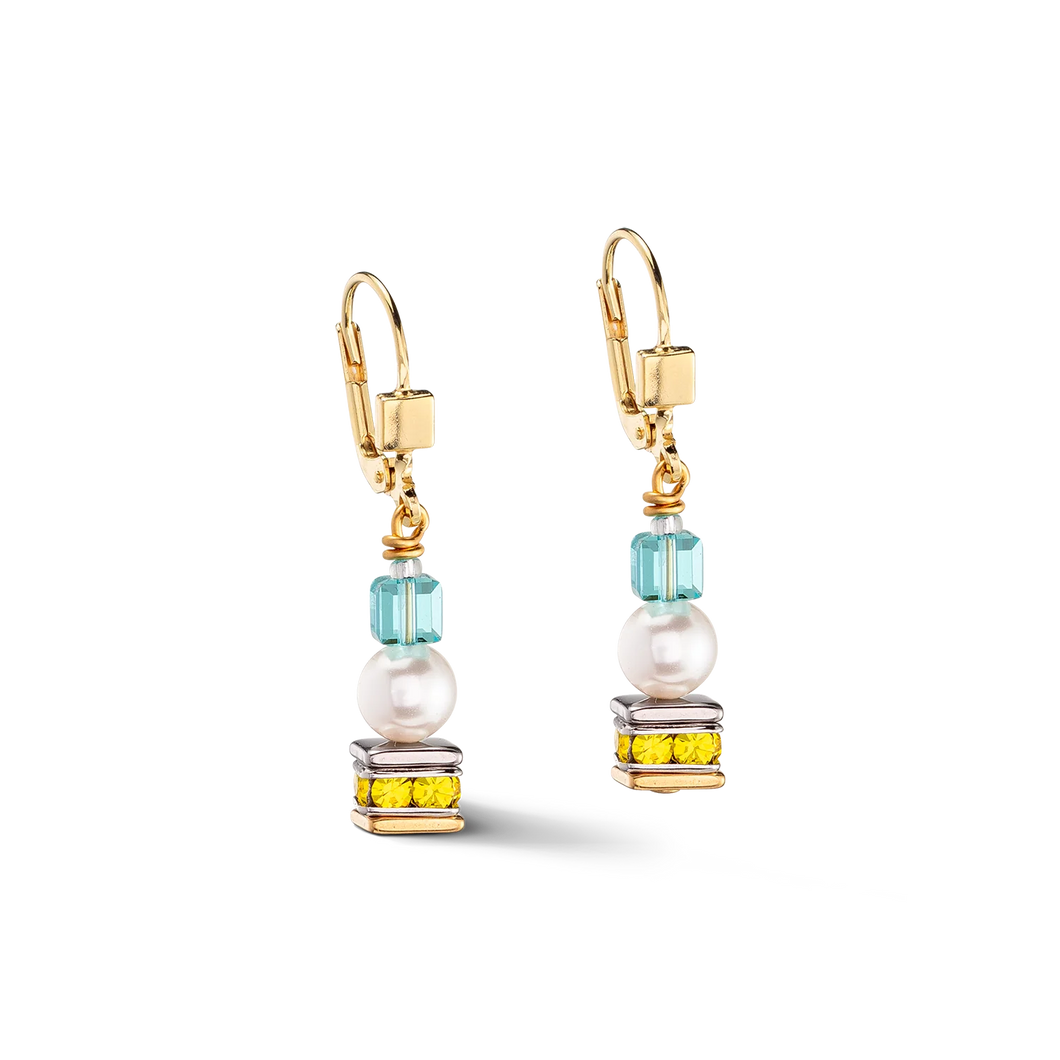 GeoCUBE¨ Multi-Colour Spring Earrings