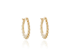 Load image into Gallery viewer, Beba 18mm Gold Hoop Earrings
