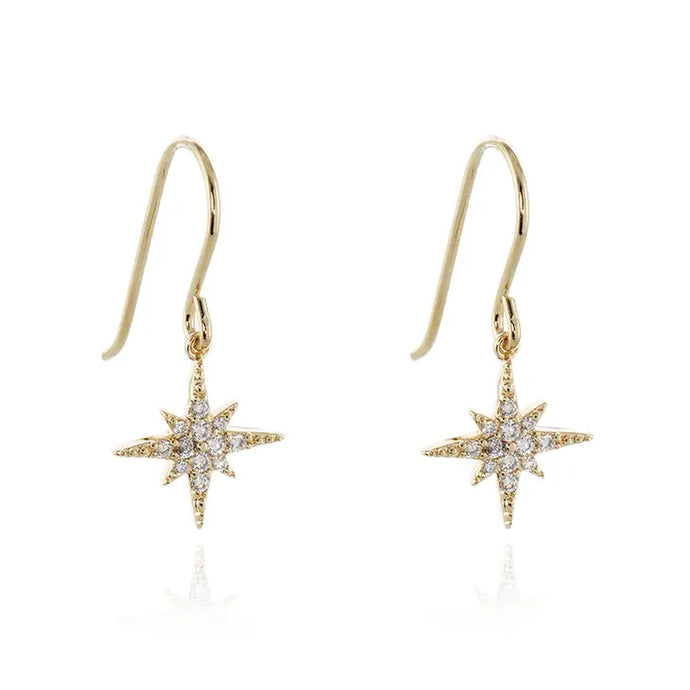 North Star Gold Earrings