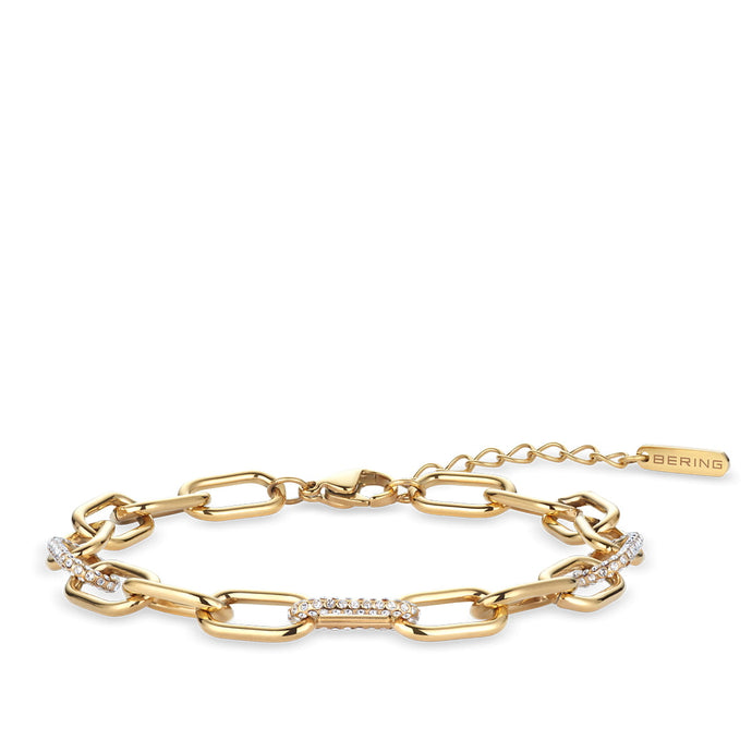 BERING Paper link Gold Bracelet