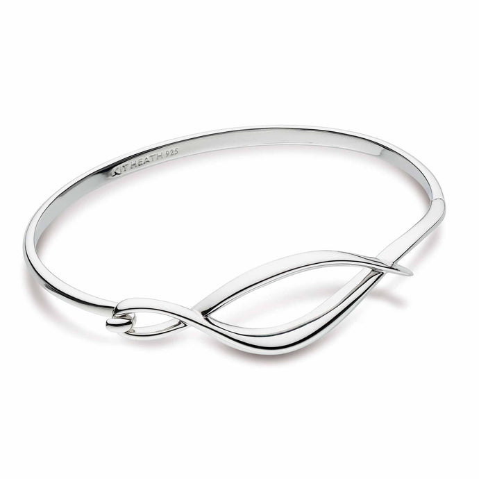 Entwine Twine Twist Hinged Bangle