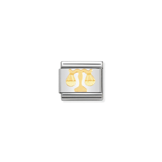 Nomination Classic Gold Zodiac Libra Charm