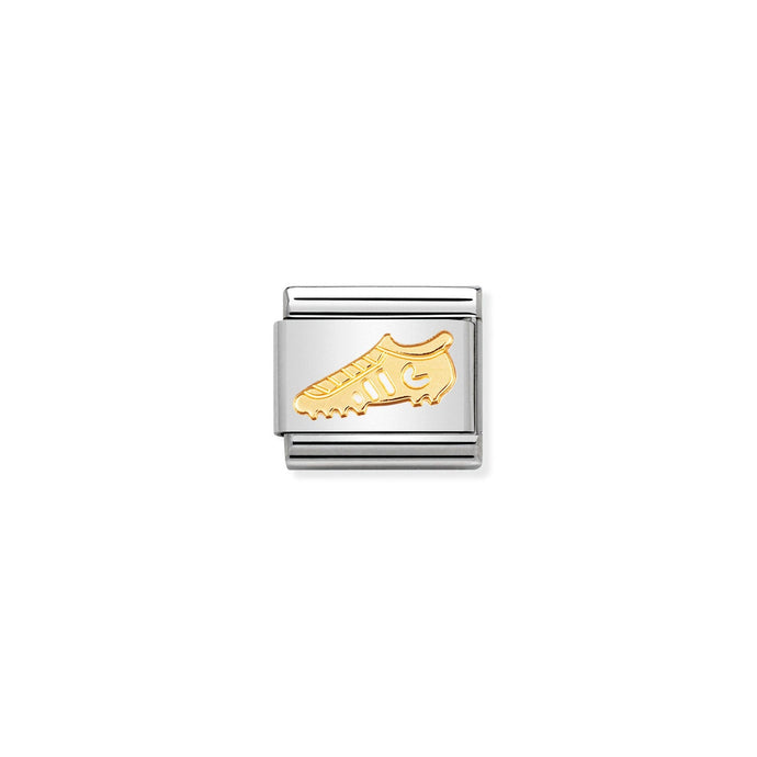 Nomination Classic Gold Football boot Charm