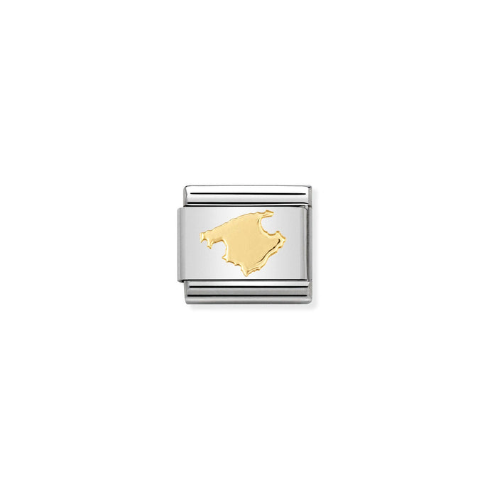 Nomination Classic Gold Majorca island Charm