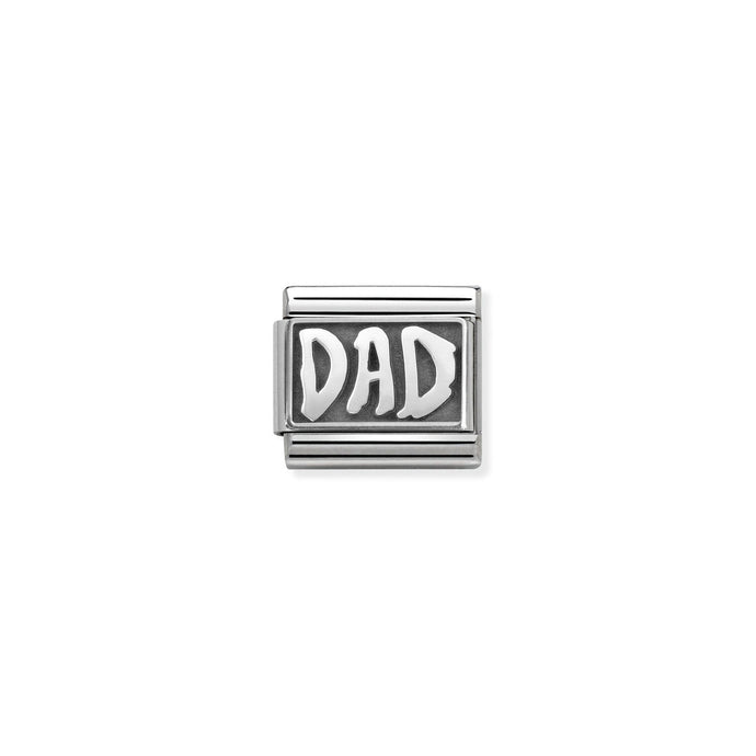 Nomination Classic PLATES OXIDIZED Silver DAD Charm