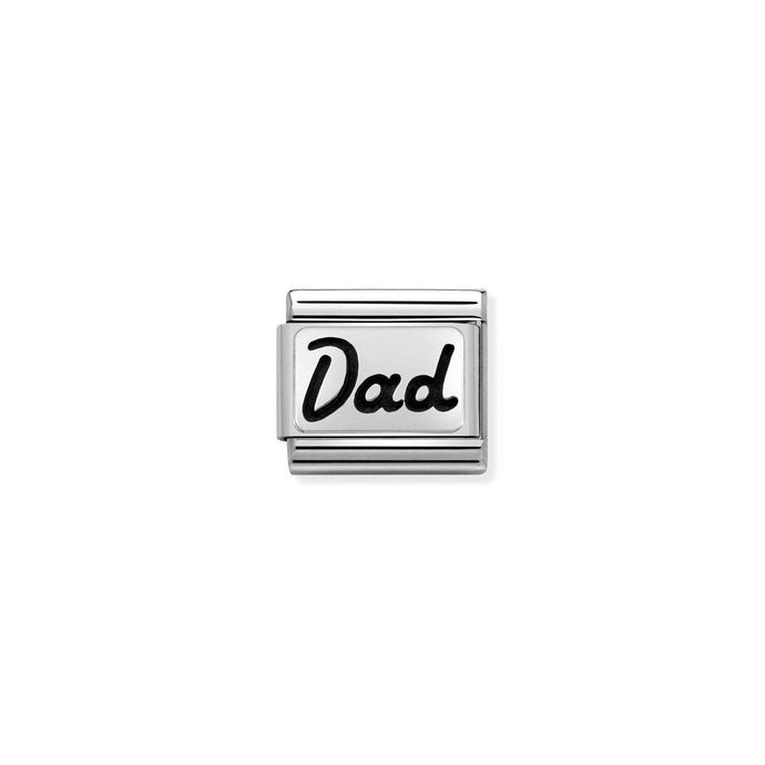 Nomination Classic PLATES OXIDIZED Silver DAD Charm