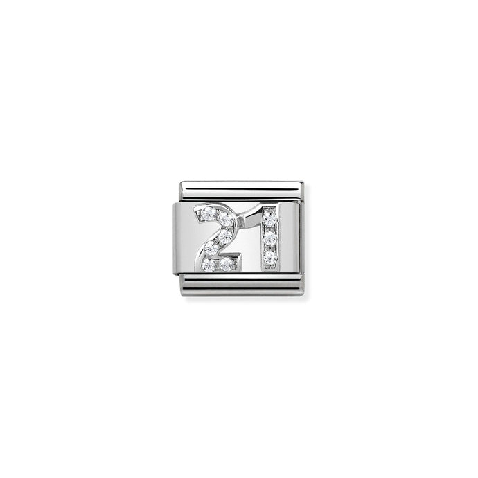 Nomination Classic silver 21 Charm