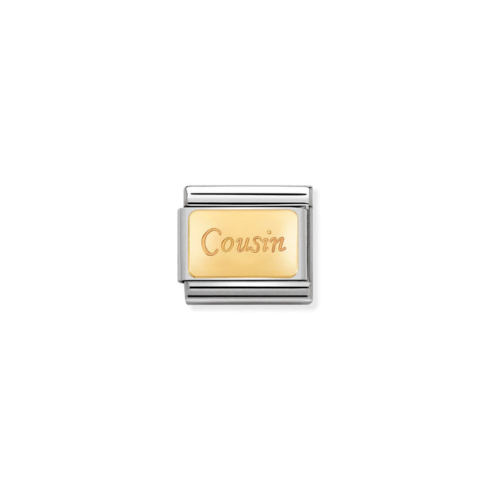 Nomination Classic Gold CUSTOM Cousin Charm