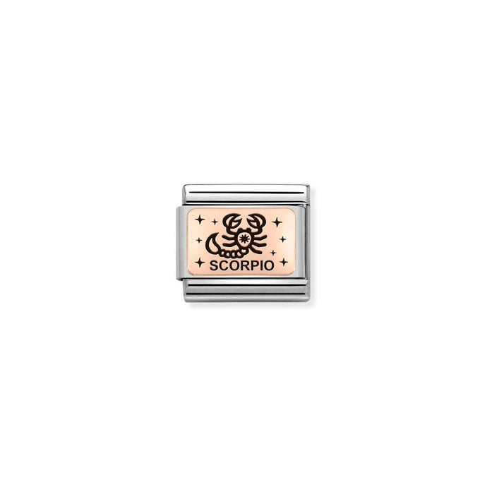 Nomination Classic ZODIAC 9ct Rose Gold Scorpio Charm