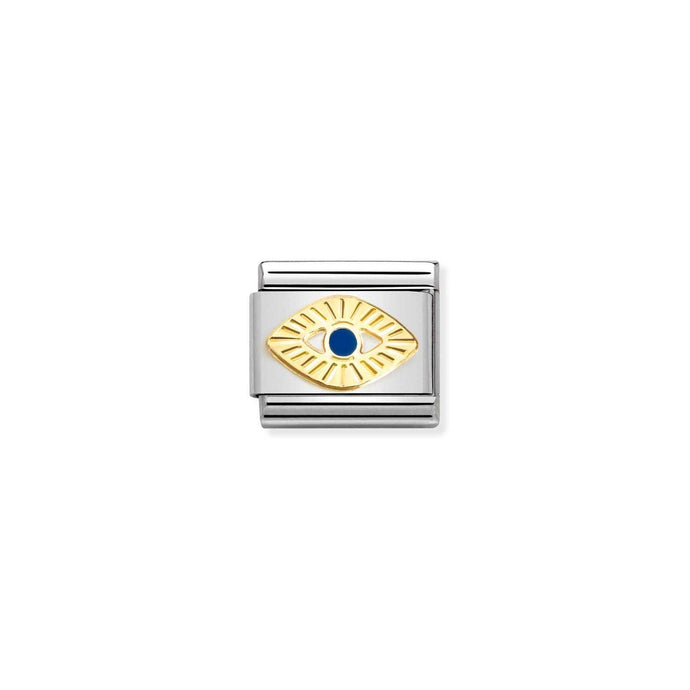 Nomination Classic Gold Diamond-coated God Eye Charm