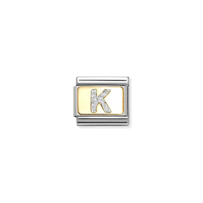 Nomination Classic GLITTER LETTER Gold K Charm