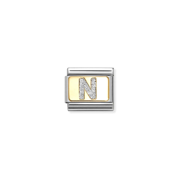 Nomination Classic GLITTER LETTER Gold N Charm