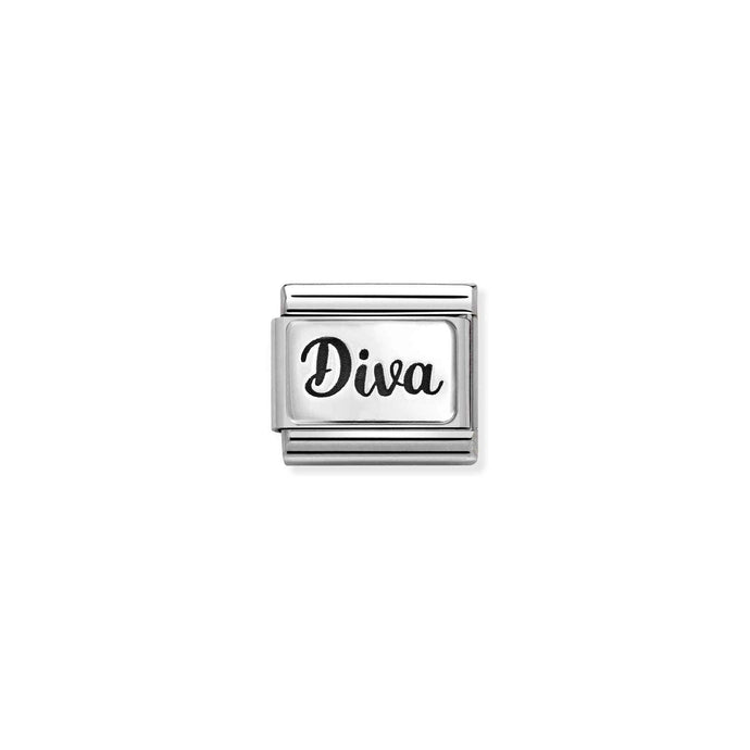 Nomination Classic PLATES Silver Diva Charm