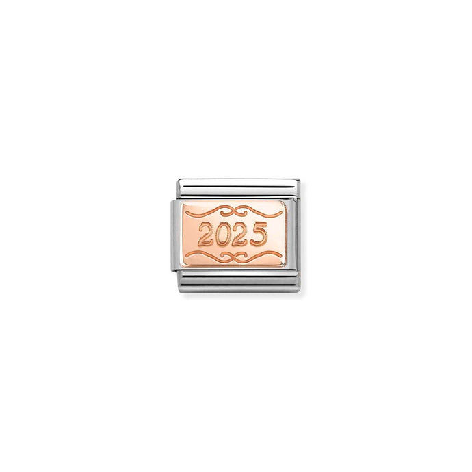 Nomination Classic PLATES 9ct Rose Gold CUSTOM Plate 2025 Charm