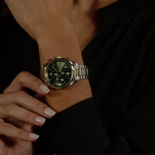 Load image into Gallery viewer, Ladies BOSS Grand Tour Multifunction Watch with Green Dial
