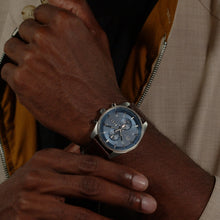 Load image into Gallery viewer, Gents BOSS Skytraveller Chronograph Watch with Brown Leather Strap
