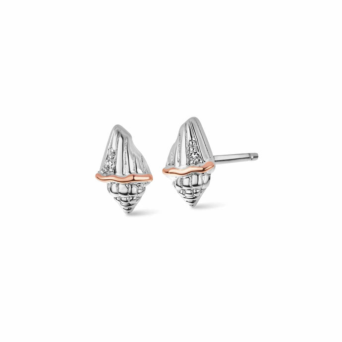 Clogau® Sounds of the Sea Silver Stud Earrings