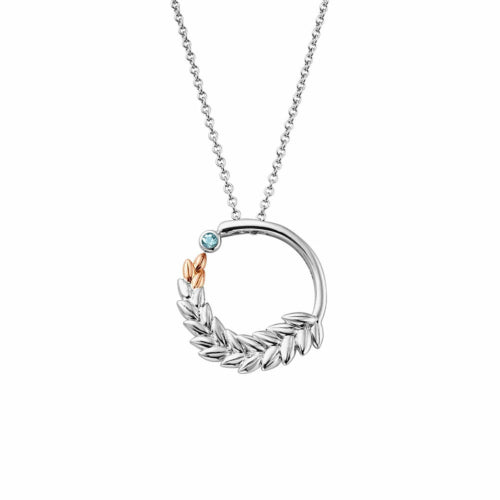 Clogau® Lilibet Silver and Sky Blue Topaz Pendant