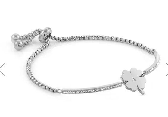 MILLELUCI Four-leaf clover bracelet