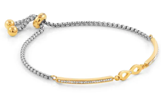 MILLELUCI Gold Infinite bracelet