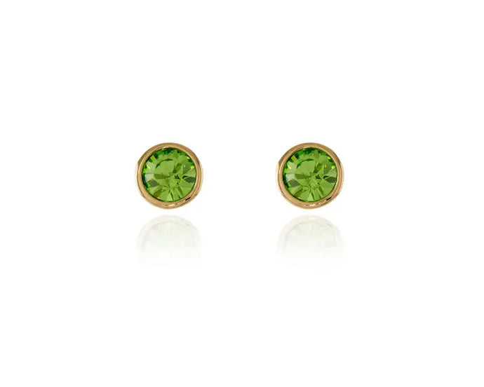 Thisbe Earrings Peridot Crystal