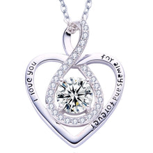 Load image into Gallery viewer, Ti Amo Heart Silver Necklace
