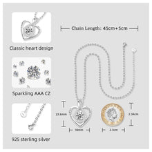 Load image into Gallery viewer, Ti Amo Heart Silver Necklace
