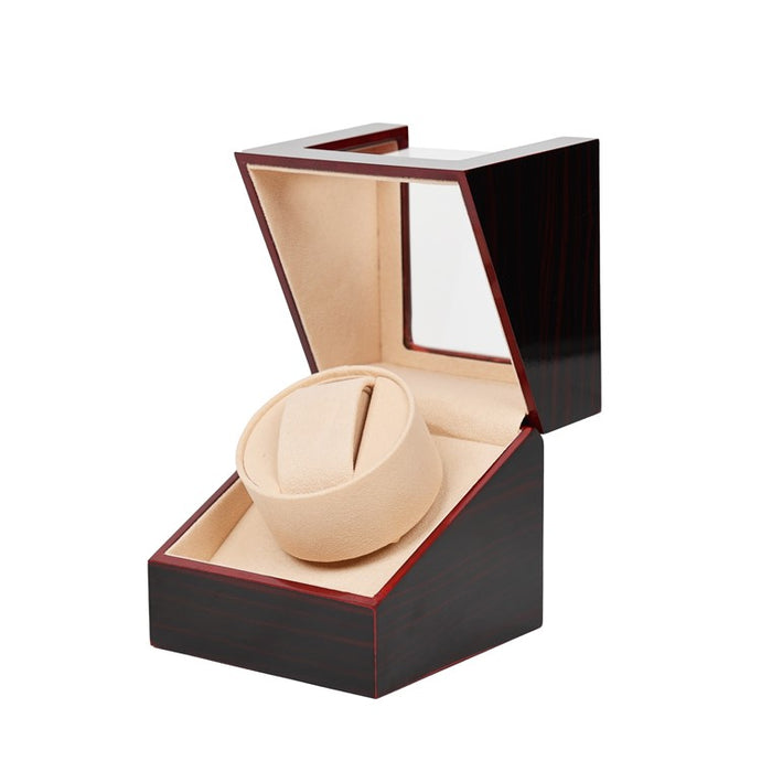 Luxury Brown Wood Single Watch Winder